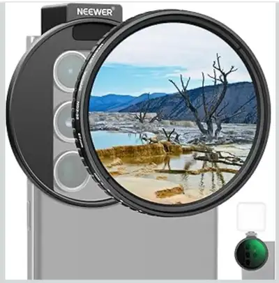 NEEWER Clip On Phone Filter Kit, 67mm Multicoated, View more
