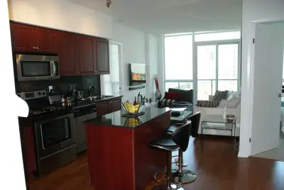 Beautiful spacious bedroom with a large PRIVATE bathroom available for rent in a Penthouse in 209 fo...