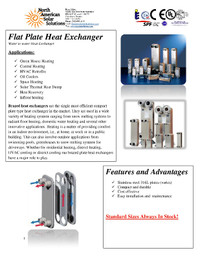 Brazed Plate Heat Exchangers, wood stoves, boilers, industrial,