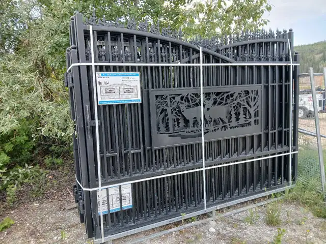 20' Metal driveway gate62864361174274121