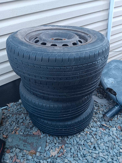 Good condition summer honda tires on steels
