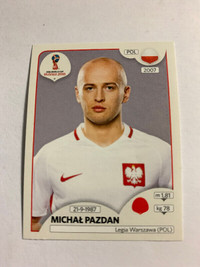 2018 PANINI FIFA WORLD CUP RUSSIA STICKER M. PAZDAN #598 POLAND