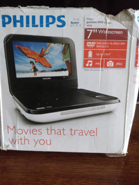 7 inch screen Philips Portable DVD Player