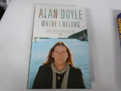 Autographed Alan Doyle book - Where I Belong – The Great Big Sea