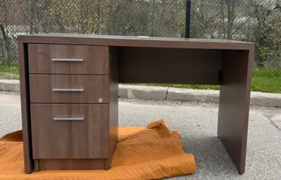 Tayco office Desk 24" X 48" with Box/File Pedestal, View more