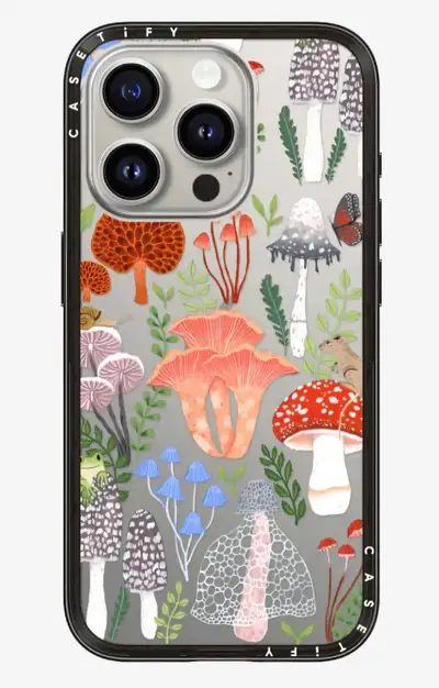 IMPACT CASE FOR IPHONE 15 PRO, MUSHROOMS BY PAPIO PRESS, View more