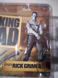 The Walking Dead Series 1 Rick Grimes Black & White Variation