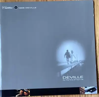 1998 CADILLAC DEVILLE AUTO BROCHURE FOR SALE THIS BROCHURE HAS 22 PAGES SHOWING MODELS OF THE DEVILL...