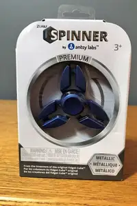 Antsy Labs Fidget Spinner (Metallic Blue Claw) - NEW