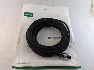 SAVE 23.02 (66%) 25 ft CAT8 Ethernet Internet Cable Cloth Sheath, View more