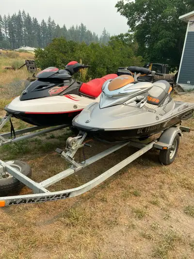 supercharged seadoos wakepro215hp is a three seater and can be used to pull people with ballets tank...