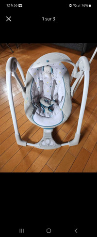 Chaise berçante bébé