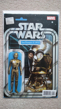 Star Wars #5 Comic - C-3PO Action Figure variant cover