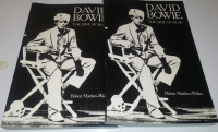 2 vintage copies of Books Book Lot DAVID BOWIE Theatre of Music