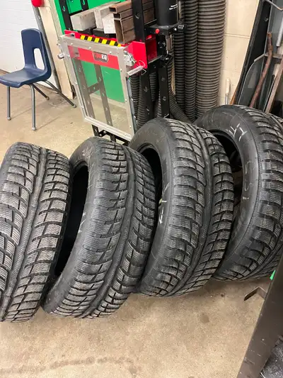 Great shape. 10-11/32nds tread remaining. 1 tire had a patch put in last season. No leaks. I always...
