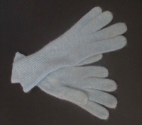 New Aldo Ladies Blue Angora Wool Gloves