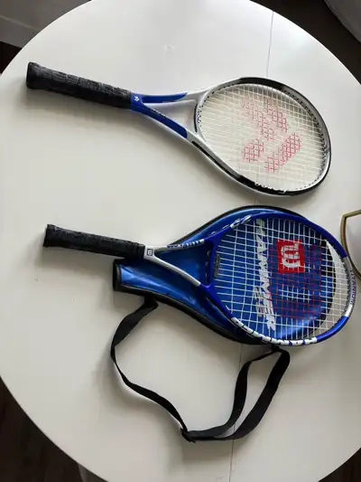 2 tennis rackets , View more