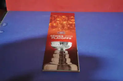 2018 montreal canadiens playoffs hockey complete set of tickets unused nice + Include all tickets 15...