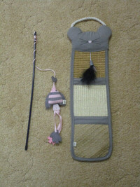 Cat Scratcher and Cat Toy.
