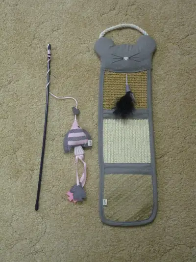 Cat Scratcher and Cat Toy., View more