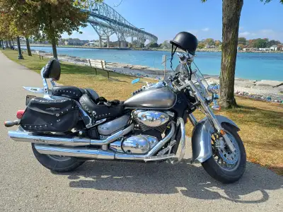 2007 Suzuki Boulevard c50. 63763km, recently serviced and safety. Bluetooth speakers, phone holders,...