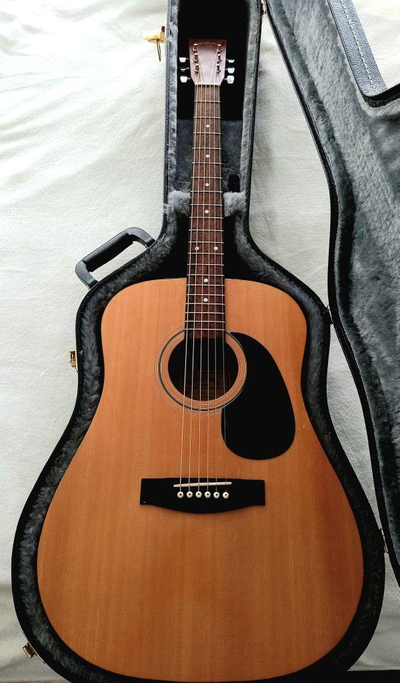 1992 Sigma Martin Dreadnought Acoustic Guitar & Hard Case, View more