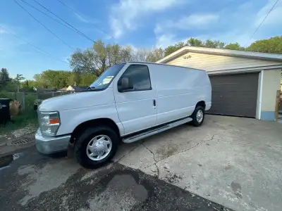 One owner 2013 E250 cargo van. 179000km! -4.6L 2v -parked in shop until this spring. Underside is in...
