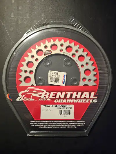 Brand new in package. Part# 465U-520-42GPSI Silver 42T Fits Yamaha WR250R and WR250X 2008-2020 Price...