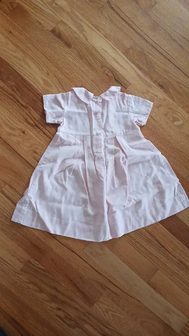 Dress Cotton Handmade Pink Girl 2-3 in Clothing - 2T in Calgary - Image 4