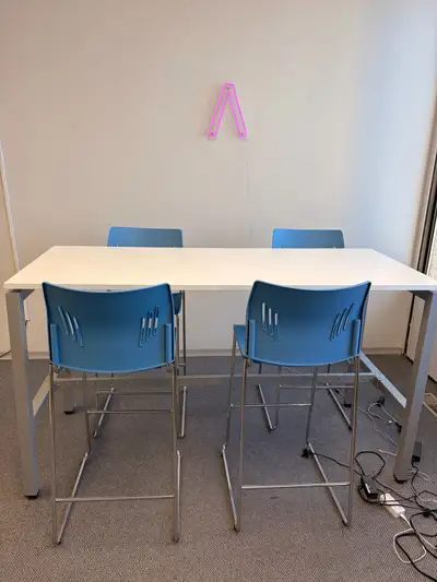 Table with chairs (high top), View more