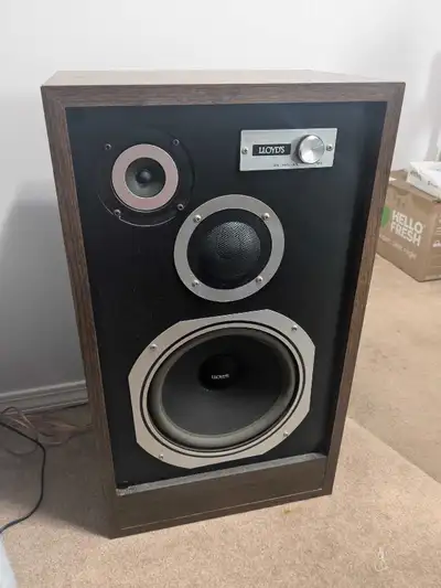 3-Way 42w speakers. Come with grills. Can demo if needed. $60