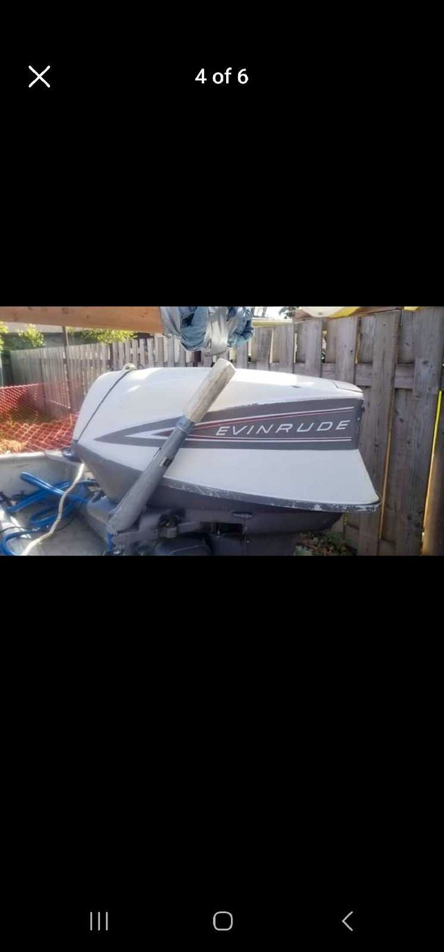 16 ft deep hull wide body aluminum boat with 40 hp motor in Powerboats & Motorboats in Sudbury - Image 3