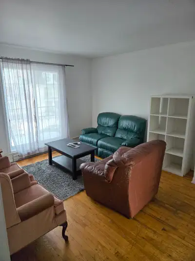 Beau 4 1/2 entièrement meublé et récemment rénové à Longueuil. L'immeuble est sur la rue Joliette et...