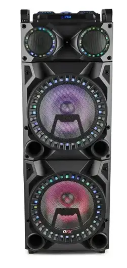 2x12" TWS Bluetooth Portable Speaker with USB/SD Card/AUX-SALE!, View more