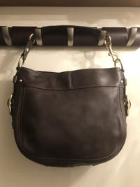 Vintage Coach Leather Hobo Bag w/ Gold Hardware