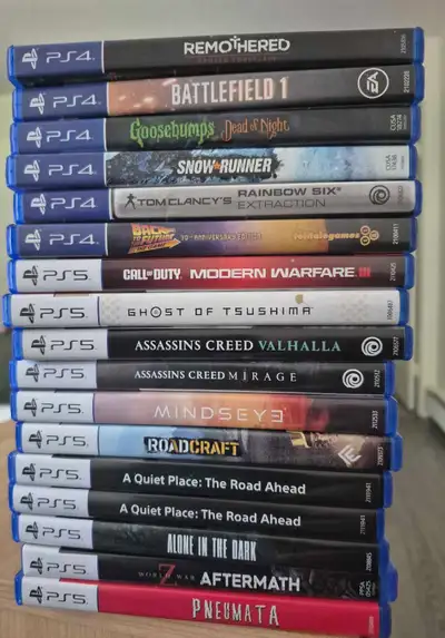 Ps5 & Ps4 games for sale, View more