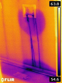 Thermographic Inspection with infrared camera