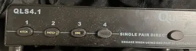 This Quest QLS4.1 speaker selector allows you to distribute a single stereo signal to up to four zon...