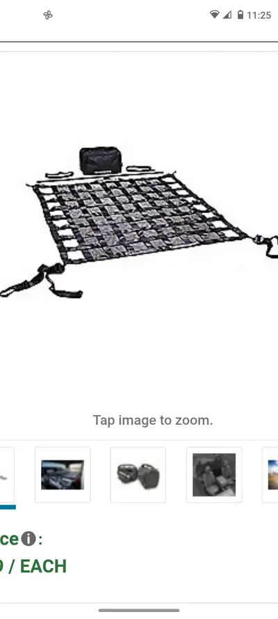 This is a cargo net that sticks out it's a pro , army quality , retails around 500$ . It's new ready...