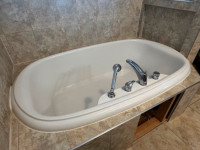 Large Koehler Drop-in Soaker Tub w/Taps and Shower Head