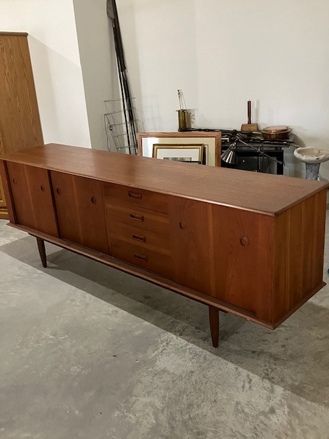 MCM solid teak sideboard in Hutches & Display Cabinets in Barrie