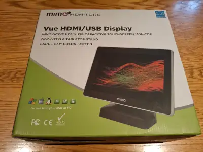 10.1" Touchscreen USB Monitor, View more