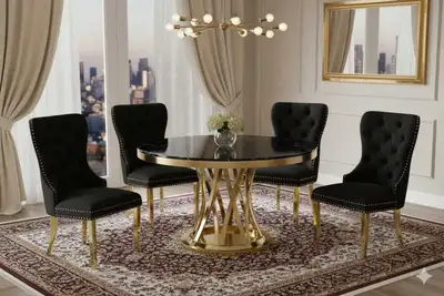 Dining Table with Chairs, View more