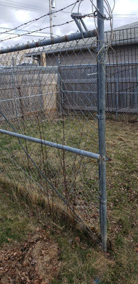 commercial grade chain link fence sections