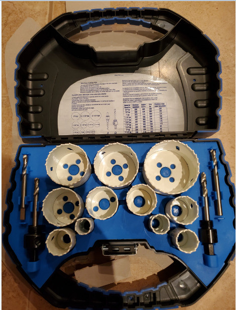 Mastercraft Bi-metal Hole Saw Set 15 pieces in Power Tools in Markham / York Region