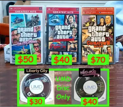GTA Grand Theft Auto PSP Sony Playstation, View more