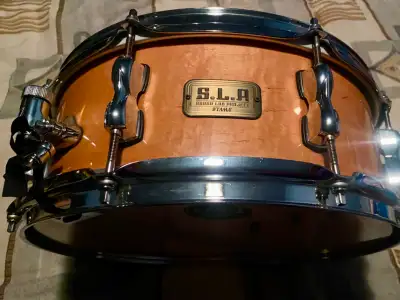 Tama S.L.P. Vintage Poplar Maple snare drum, View more