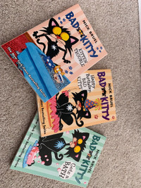 3pk Bad Kitty books. Excellent condition.