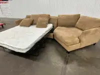 $750 obo! I can deliver - big comfy sectional with pullout bed 