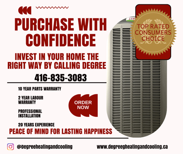 Spring Deal For Air Conditioner and  Furnace in Heating, Cooling & Air in Oshawa / Durham Region - Image 4
